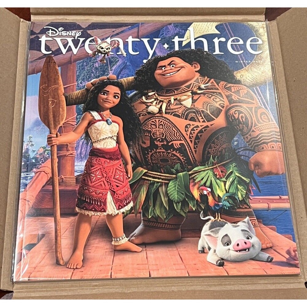 Disney D23 Twenty Three Magazine Winter 2024 Moana 2 Mufasa The Lion King NEW